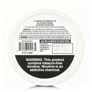 Juice Head Nicotine Bag - Blueberry Lemon Mint 